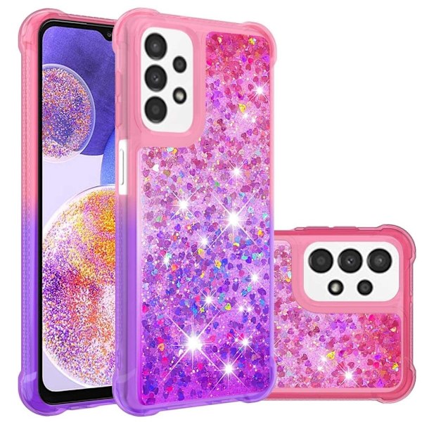 Princess Samsung Galaxy A23 deksel - Rosa / Lilla Multicolor