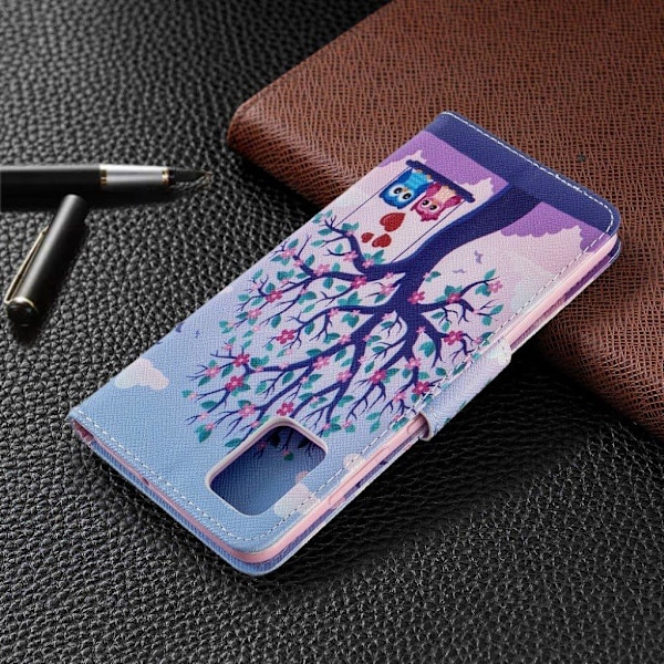Wonderland Samsung Galaxy A51 etui – Ugler Multicolor