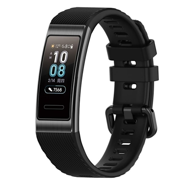 19mm Huawei Band 3 Pro Urrem - Sort Black