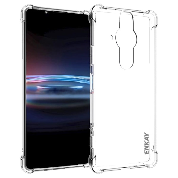 ENKAY klart faldsikkert etui til Sony Xperia Pro-I Transparent