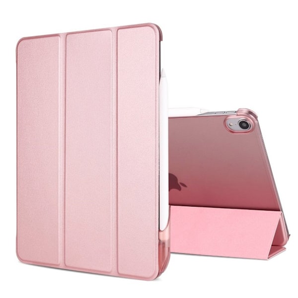 iPad Pro 11" (2018) tre-folds læder smart etui - Rødguld Pink