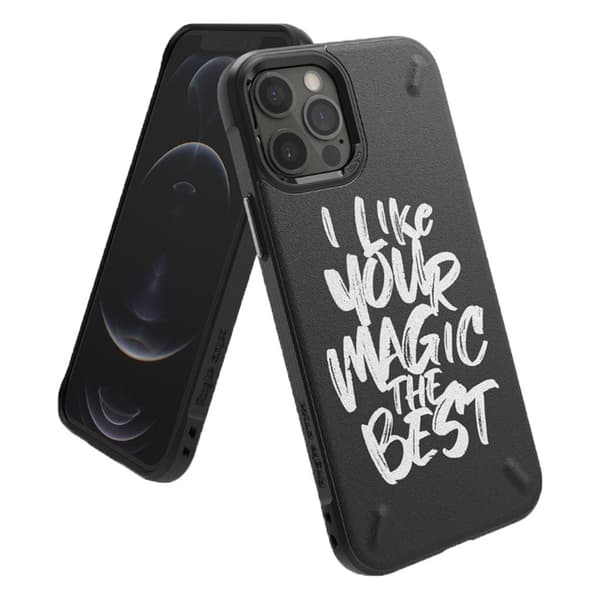 Ringke ONYX DESIGN - iPhone 12 / 12 Pro - Det Bästa Svart