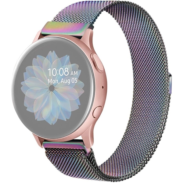 20 mm Universal JLT milanese klockarmband i rostfritt stål - Flerfärgad multifärg