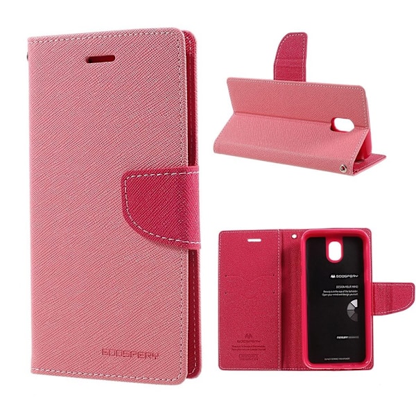 Mercury Samsung Galaxy J5 (2017) Superstærk læder etui - Pink Pink