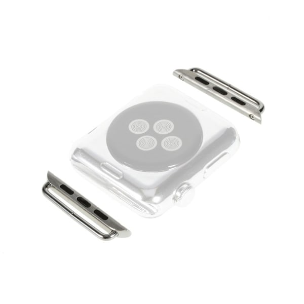 Apple Kello 38mm Vaihto Ranneke Lukko Liittimellä - Hopea Silver grey