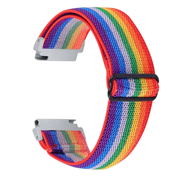 Elastiskt klockarmband med unik design för Samsung Galaxy Watch - Regnbåge multifärg