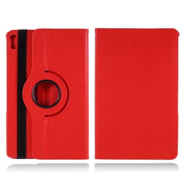 Lenovo Tab P11 360 graders roterbart lærveske - Rød Red