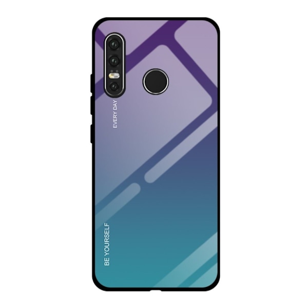 Huawei P30 Lite Gradient fodral - Lila / Turkos Lila