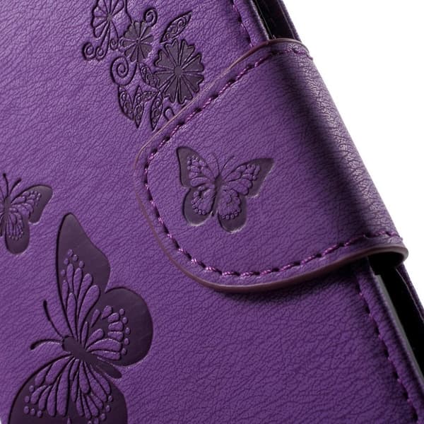Moberg Samsung Galaxy J3 (2016) etui - Lilla Purple