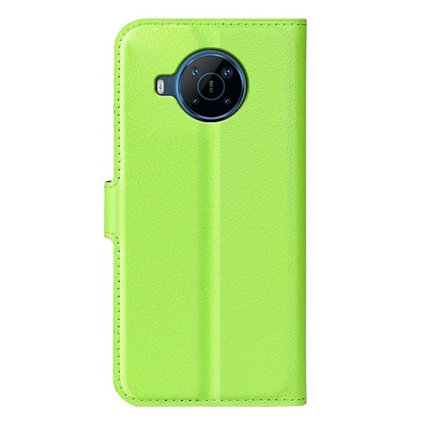 Classic Motorola Moto E30 flip kuoret - Vihreä Green