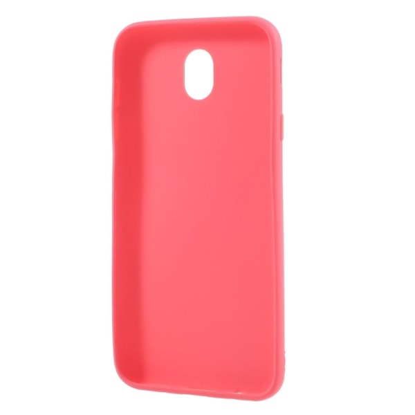 Samsung Galaxy J7 (2017) siisti suojakuori - Punainen Red