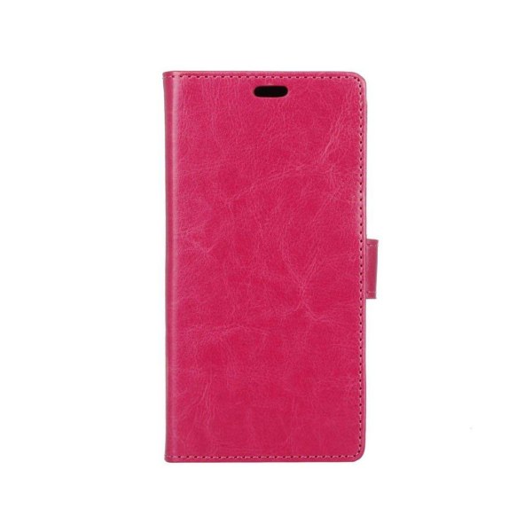 Edwardson Alcatel Pixi 4 (5) 3G Joustava Nahkakotelo Lompakko - Pink