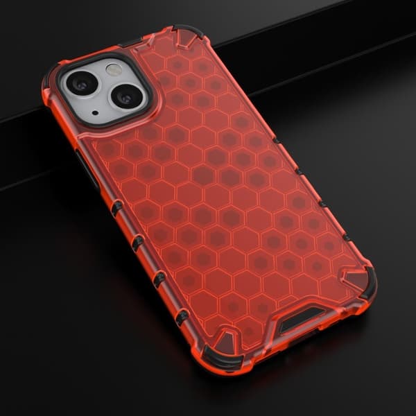 Bofink Honeycomb iPhone 13 Mini deksel - Rød Red