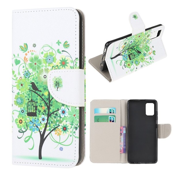 Wonderland Samsung Galaxy A31 Etui - Grønt Træ Multicolor