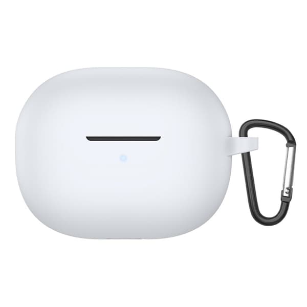 Xiaomi Redmi Buds 3 Youth Edition silikonfodral med karbinhake - Vit Vit