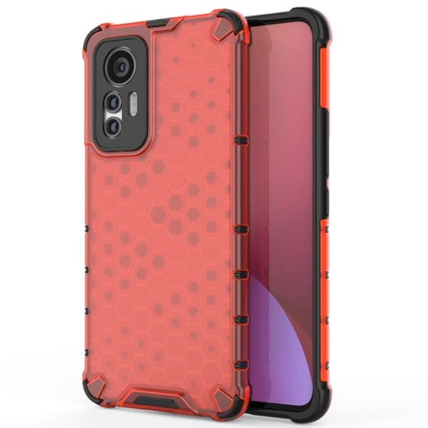 Bofink Honeycomb Xiaomi 12 Lite skal - Röd Röd