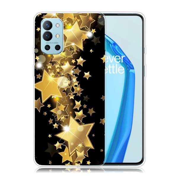 Deco OnePlus 9R Etui - Gull Stjerne Gold