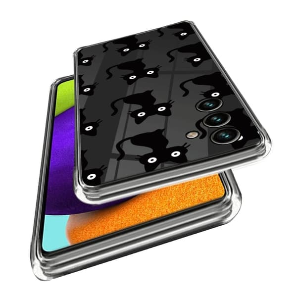 Deco Samsung Galaxy A05s kotelot - Kissa Ja Puu Multicolor