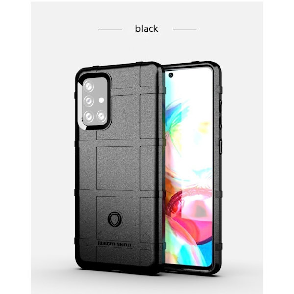Rugged Shield Samsung Galaxy A72 5G kotelot - Musta Black