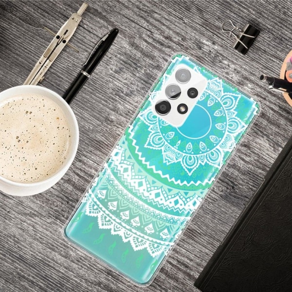 Deco Samsung Galaxy A32 Etui - Hvid Mandala Mønster White