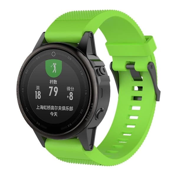 Garmin Fenix 5S klockarmband silikon - Grön Grön