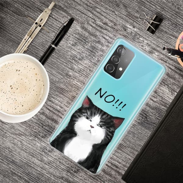 Deco Samsung Galaxy A52 5G Etui - Katt Black