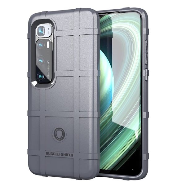 Rugged Shield Xiaomi Mi 10 Ultra kotelot - Harmaa Silver grey