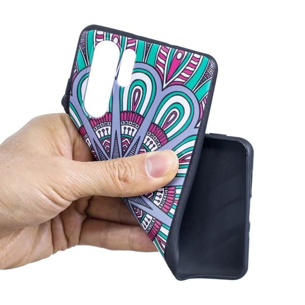 Huawei P30 Pro Mønstret Etui - Geometrisk Mønster Multicolor
