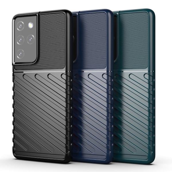 Thunder Samsung Galaxy S21 Ultra 5G skal - Blå Blå