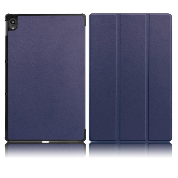 Lenovo Tab P11 tri-fold leather flip case - Dark Blue Blå