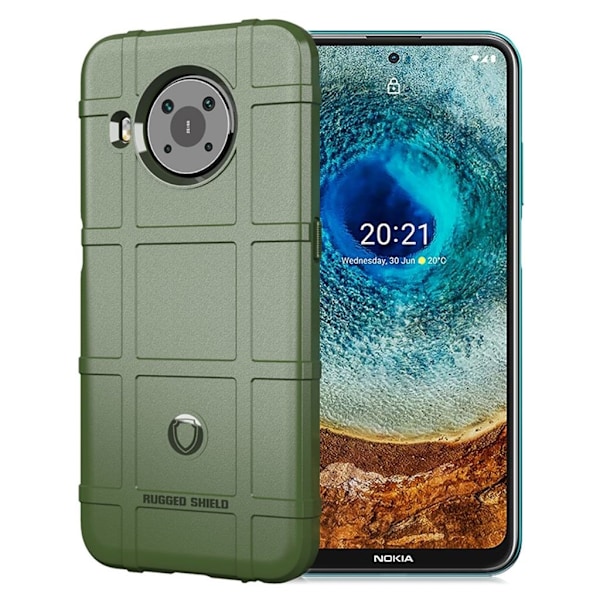 Rugged Shield Suojakotelo Nokia X10 / X20 - Vihreä Green