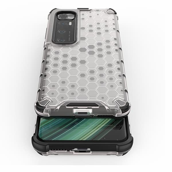 Bofink Honeycomb Xiaomi Mi 10 Ultra kotelot - Harmaa Silver grey