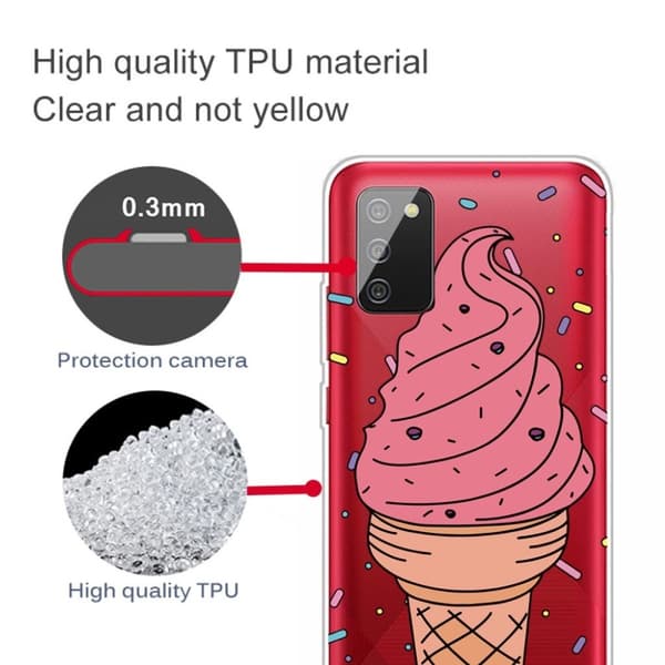 Deco Samsung Galaxy A03s deksel - Iskrem Pink
