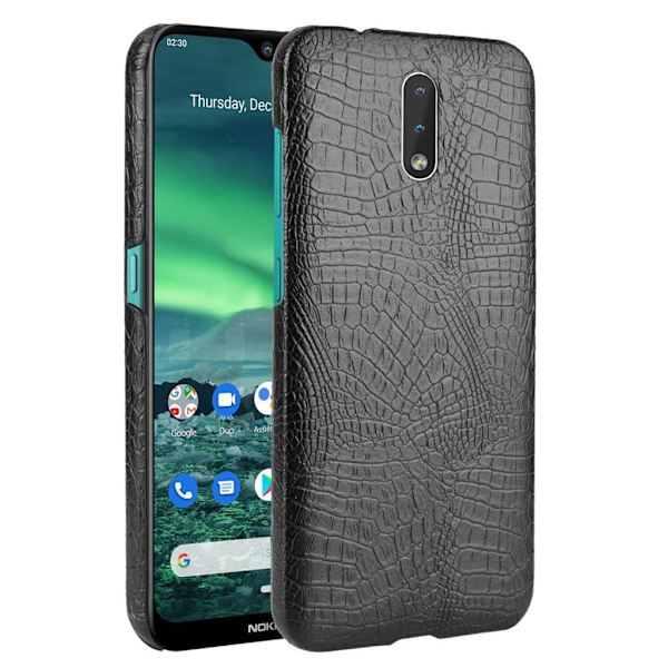 Croco kuoret - Nokia 2.3 - Musta Black