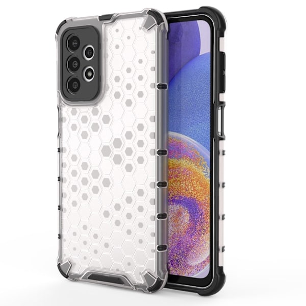 Bofink Honeycomb Samsung Galaxy A23 skal - Silver/Grå Silvergrå