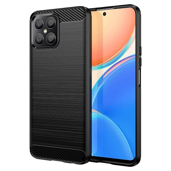 Carbon Flex Suojakotelo Honor X8 - Musta Black