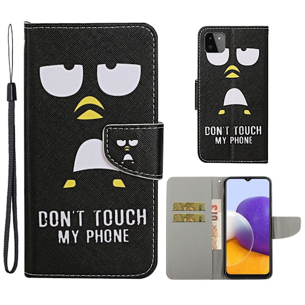 Wonderland Samsung Galaxy A22 5G fodral -Svart Svart