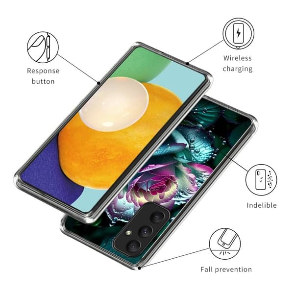 Vibe Samsung Galaxy A35 deksel - Style B Blue