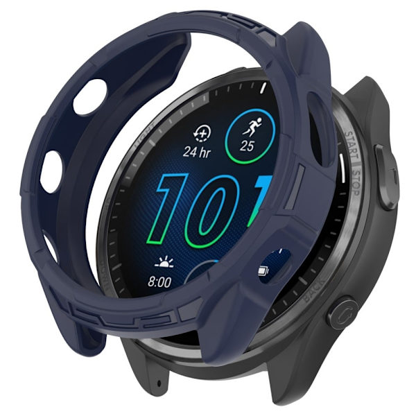 Garmin Forerunner 965 urholkat skydd - Midnattsblå Blå