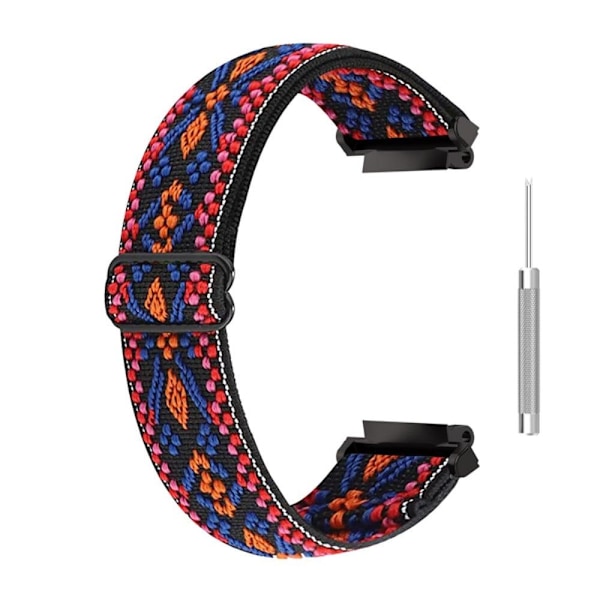 Amazfit T-Rex 2 urrem af nylon i etnisk stil - Lyserød / Orange Multicolor