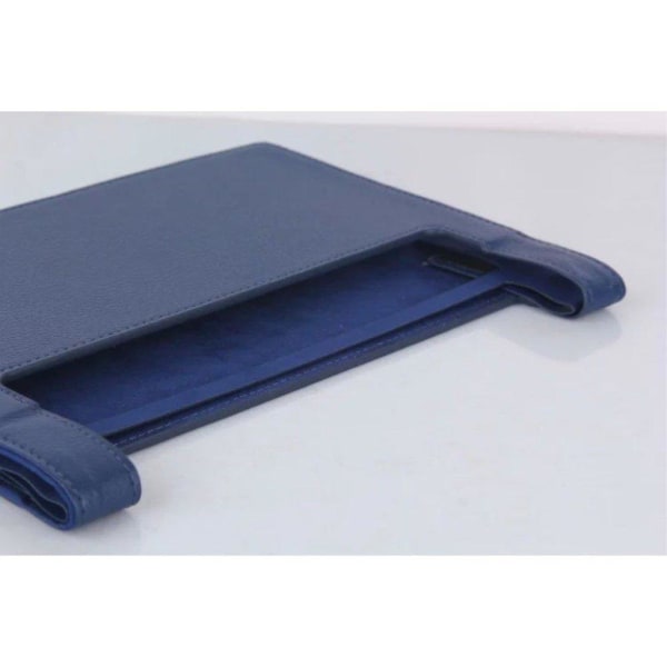 Lenovo Yoga Tab 3 10 (10.1") Litsi Pintainen Keinonahka Kotelo - Blue