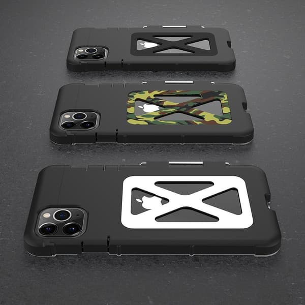R-JUST Ironman Alu Card Case - iPhone 11 Pro - Sølv Silver grey