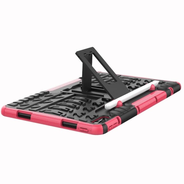 Tire pattern kickstand case for Huawei MatePad 10.4 - Rose Pink