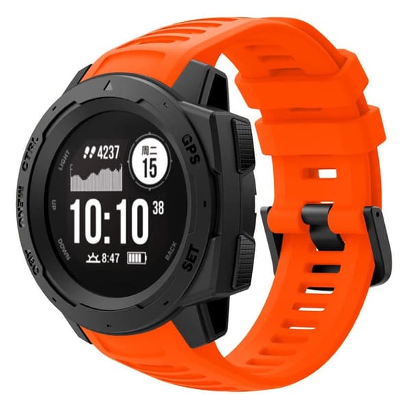 Garmin Instinct klockarmband i silikon - Röd Röd