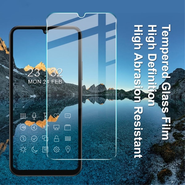 IMAK H Samsung Galaxy A34 5G hærdet glas skærmbeskytter Transparent