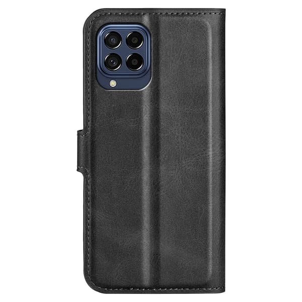 Samsung Galaxy M33 5G læderetui med pung - Sort Black