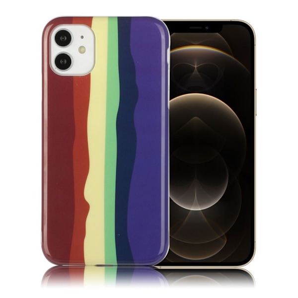 Deco iPhone 12 Pro Max kotelot - Vaalea Väri Kuvio Multicolor
