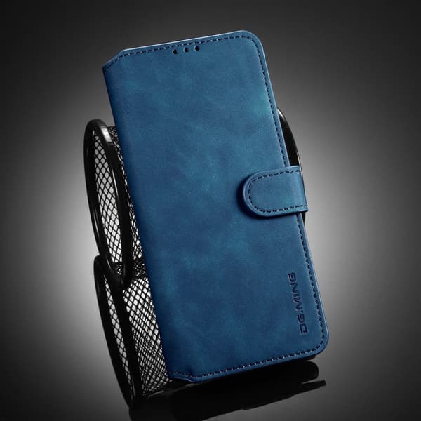 DG.Ming Samsung Galaxy A22 5G Retro Suojakotelo - Sininen Blue