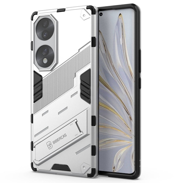 Støtsikkert hybriddeksel for Honor 70 - Sølv Silver grey