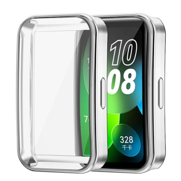 Huawei Band 8 galvanisert deksel - Sølv Silver grey